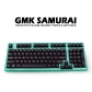 Black Samurai GMK 104+26 Full PBT Dye Sublimation Keycaps Set for Cherry MX Mechanical Gaming Keyboard 64/87/980